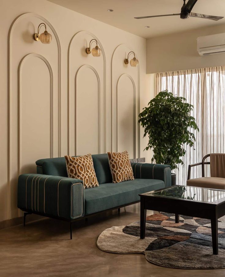 Back Wall Design By Divya Interior Designer