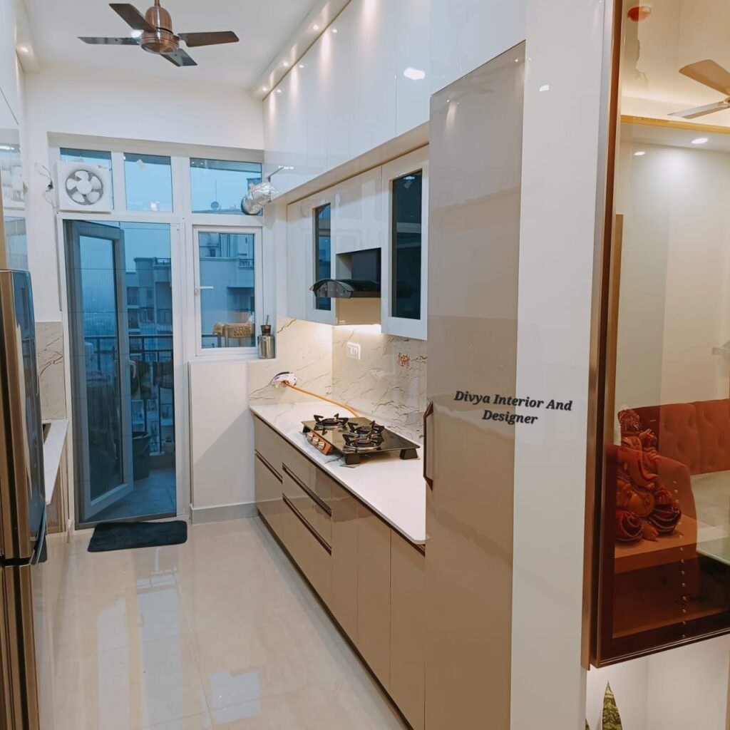 Divya Interior And Designer Designed Modular Kitchen In ATS Happy Trials