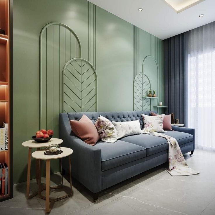 Living Room back Wall Design